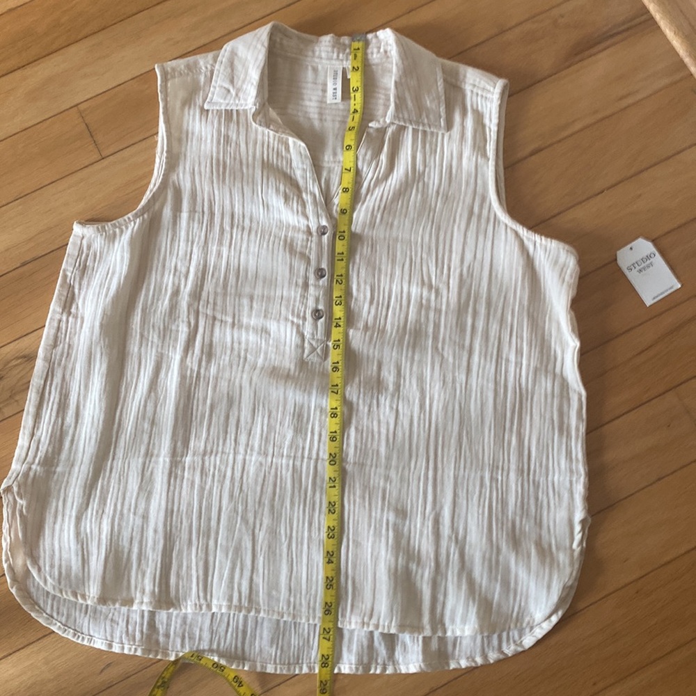 STUDIO WEST - Button down top - Picture 9 of 9